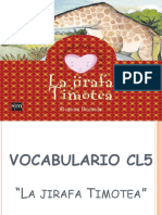 5 Vocabulario CL5 La Jirafa Timotea Julio K 2018 1 PDF