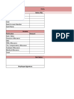 Salary Slip Excel Format Download