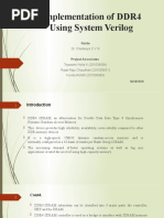 Implementation of DDR4 Using System Verilog: Guide