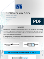 Electrónica Analógica 2020 Clase Diodos Introduccion