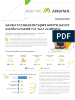 Pesquisa mostra que maioria dos brasileiros quer investir, mas falta dinheiro é o principal motivo para não o fazer