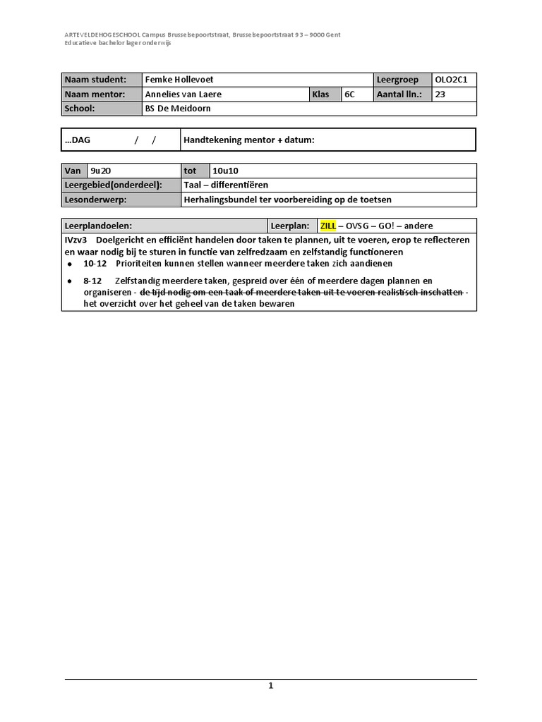 TAAL - Voorbereiding Toets Thema 3 | PDF
