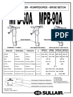 Eq Perforacion Martillos Neumaticos Sullair MPB-90A PDF