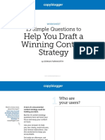 Copyblogger Content Strategy Worksheet PDF