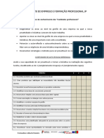 7852 - Diagnóstico de Conhecimento Das "Realidades Profissionais"