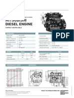 Mitsubishi - Commercial Spec Sheets - Industrial Engine - Variable Speed - S4S-Z365SP