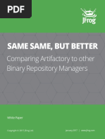 Same Same, But Better: Comparing Artifactory To Other Binary Repository Managers