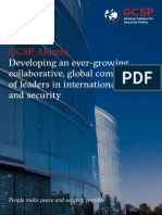 GCSP Alumni: Developing An Ever-Growing, Collaborative, Global Community of Leaders in International Peace and Security