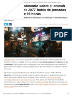 Un nuevo testimonio sobre el crunch en Cyberpunk 2077 habla de jornadas de trabajo de 16 horas.pdf