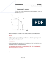 Homework #1 Answers: Econ 101: Principles of Microeconomics Fall 2012