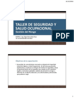 Informe Capacitacion Taller de Seguridad y Salud Ocupacional