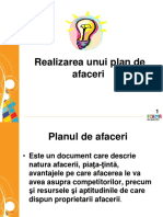 Realizarea Unui Plan de Afaceri PDF