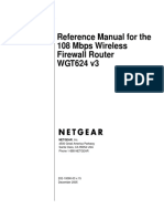 Netgear WGT624v3 Router Manual