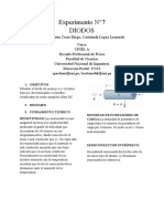 Experimento N°7 Circuitos - Informe