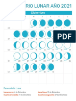 Calendario Lunar Diciembre 2021 PDF