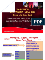 Pump Life Cycle Cost 4 Inventory Cost Reduction
