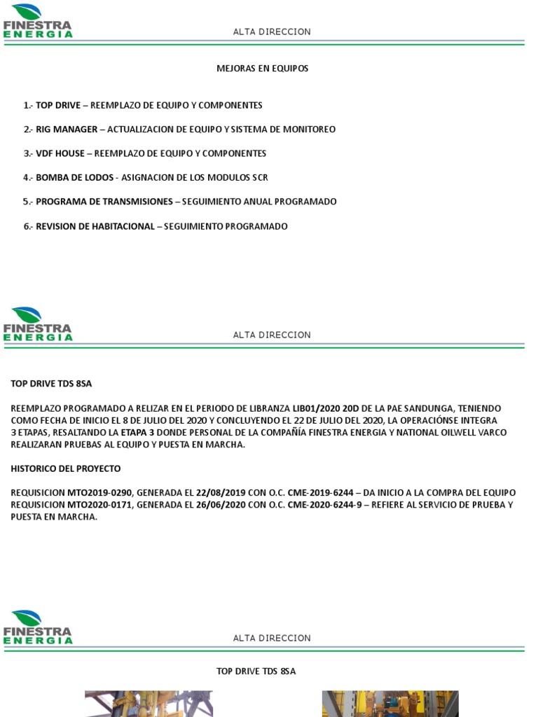 Mejora de Equipos Finestra Energía | PDF | Ciencias de la Computación ...