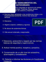 Los 10 Mandamientos Del Autocuidado