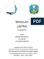 Makalah Listrik Clampmeter Oleh - Mariani Dwi Artha N. D3 Elektro Industri