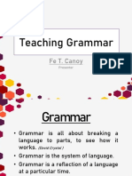 Teaching Grammar