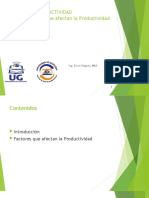 Factores Que Afectan Productividad