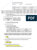 Taller macroeconomía: Cálculos PIB, tasas crecimiento