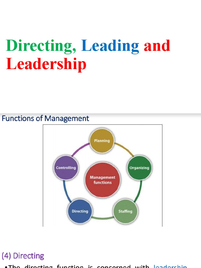 Essentials of Management Directing | PDF | Motivation | Motivational