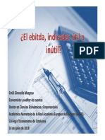 Analisis Financiero El EBITDA