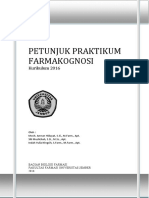 Petunjuk Praktikum Farmakognosi Kurikulum 2016