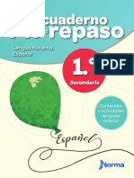 Cuaderno de Repaso 1 Espanol - Sec - Alumno