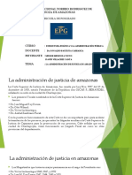 La Administración de Justicia de Amazonas