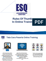 ESQ-Rules of Thumbs Online Training