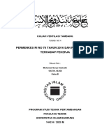 Teknik Ventilasi - Kelas B - Tugas 4 - M Surya Awaludin - 10070118058 PDF