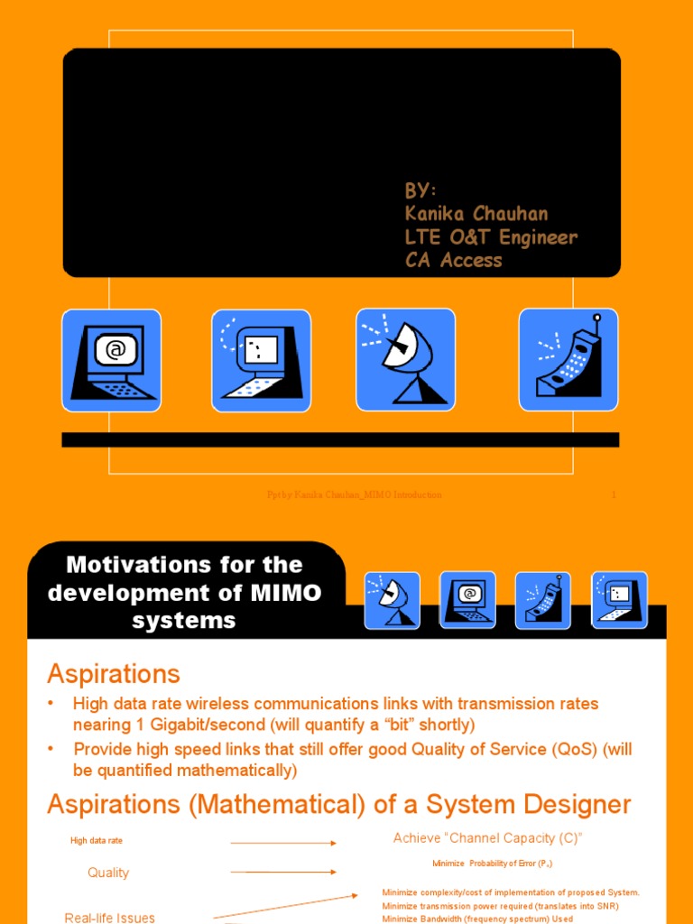 MIMO Systems Overview by Kanika Chauhan | PDF | Mimo | Multiplexing