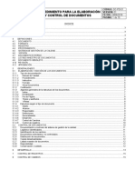 GC - PD - 01 Procedimiento de Elaboracio Ün y Control de Documentos