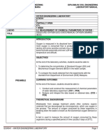 Lab Manual 5.2 - LEVEL 2 - Dissolved Oxygen (DO) - Biochemical Oxygen Demand (BOD)