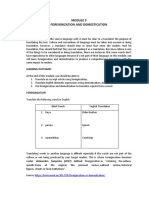 Jamer Module 3 Foreignization and Domestication