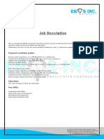 Job Description - Recruitment Executive