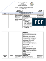 Weekly Home Learning Plan for Grade 5 Students