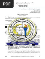 World Religion 11 - Module - Lesson 8&9