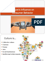 CB-Session 14 - Cultural Influences on Consumer Behavior