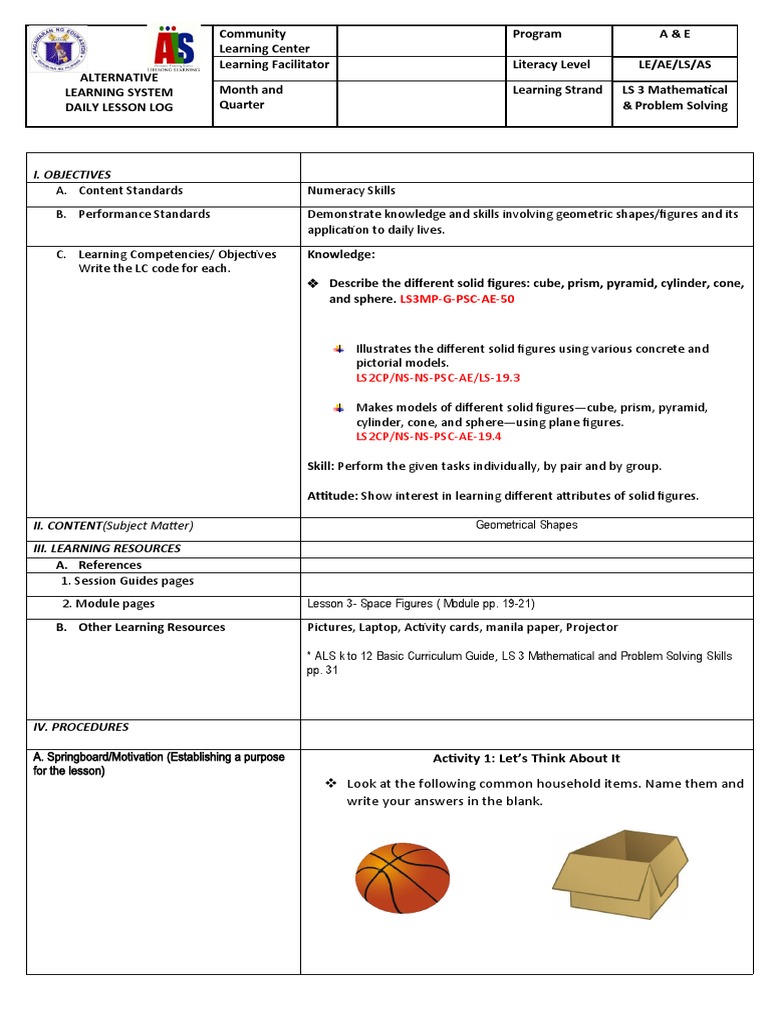 ls3 dll solid figures pdf shape sphere
