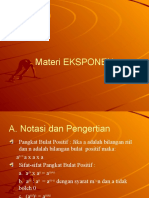 Materi Eksponen