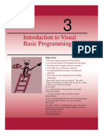 Introduction To Visual Basic Programming: Objectives