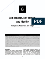 Alsaker2007 Self-Concept, Self-Esteem, and Identity