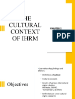 THE Cultural Context of Ihrm