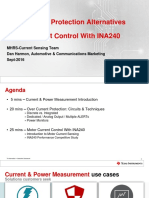 Over Current Protection Alternatives Motor Current Control With INA240