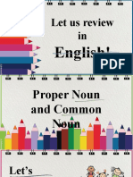 Let Us Review In: English!