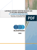 Laporan Survey Kontur Bawah Air & Volume Sedimentasi - PT. Alamjaya Bara Pratama PDF