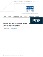 INDIA VS PAKISTAN_ WHY CAN’T WE JUST BE FRIENDS – South Asia Journal
